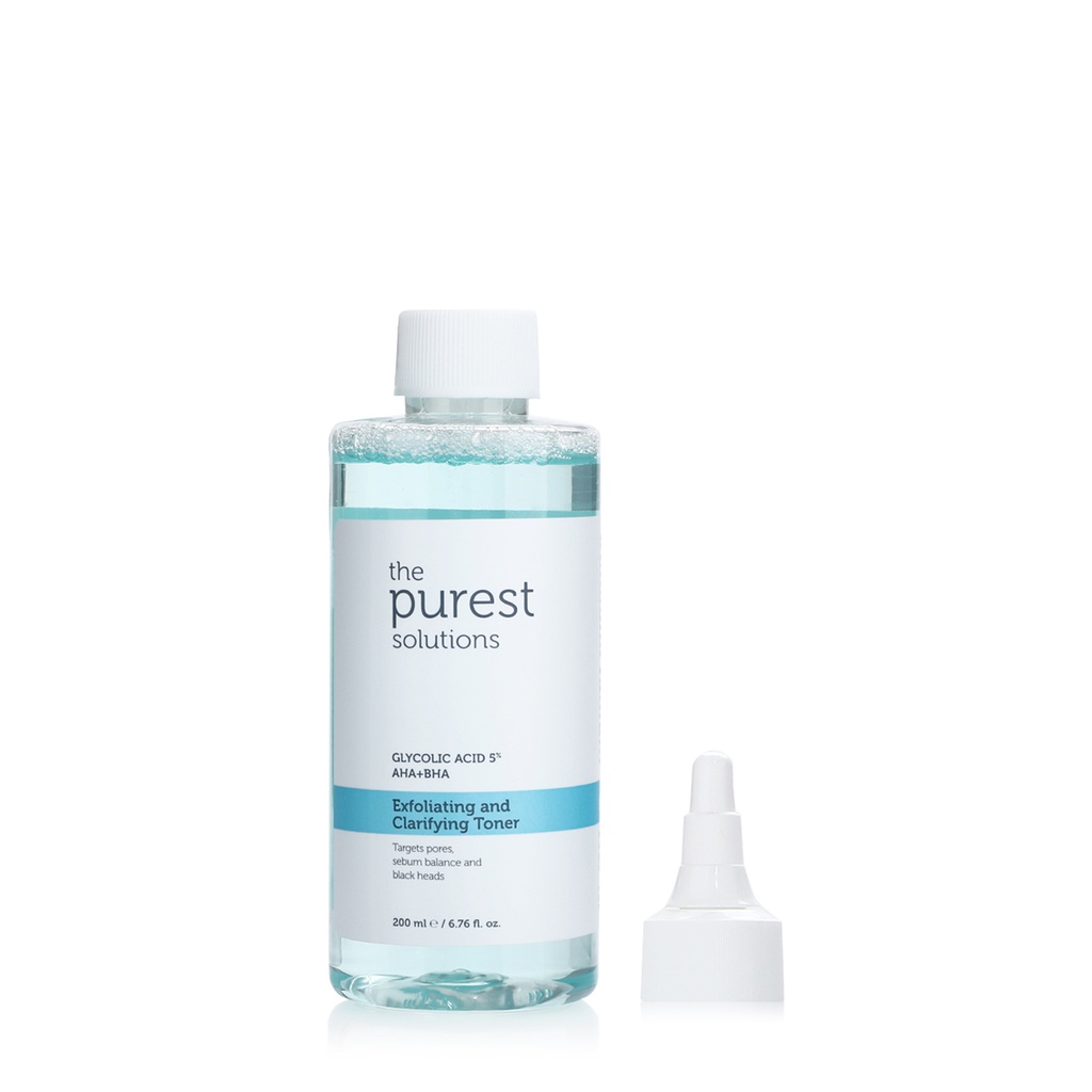 the-purest-solutions-5-glycolic acid exfoliating & clarifying toner purish - 200 ml