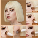 JESSUP Luxury Light Gray Comprehensive Eye and Face Brush Set 14pcs T329