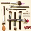 JESSUP Professional Makeup Brush Set Full Face Shimmer Brown 25pcs T511