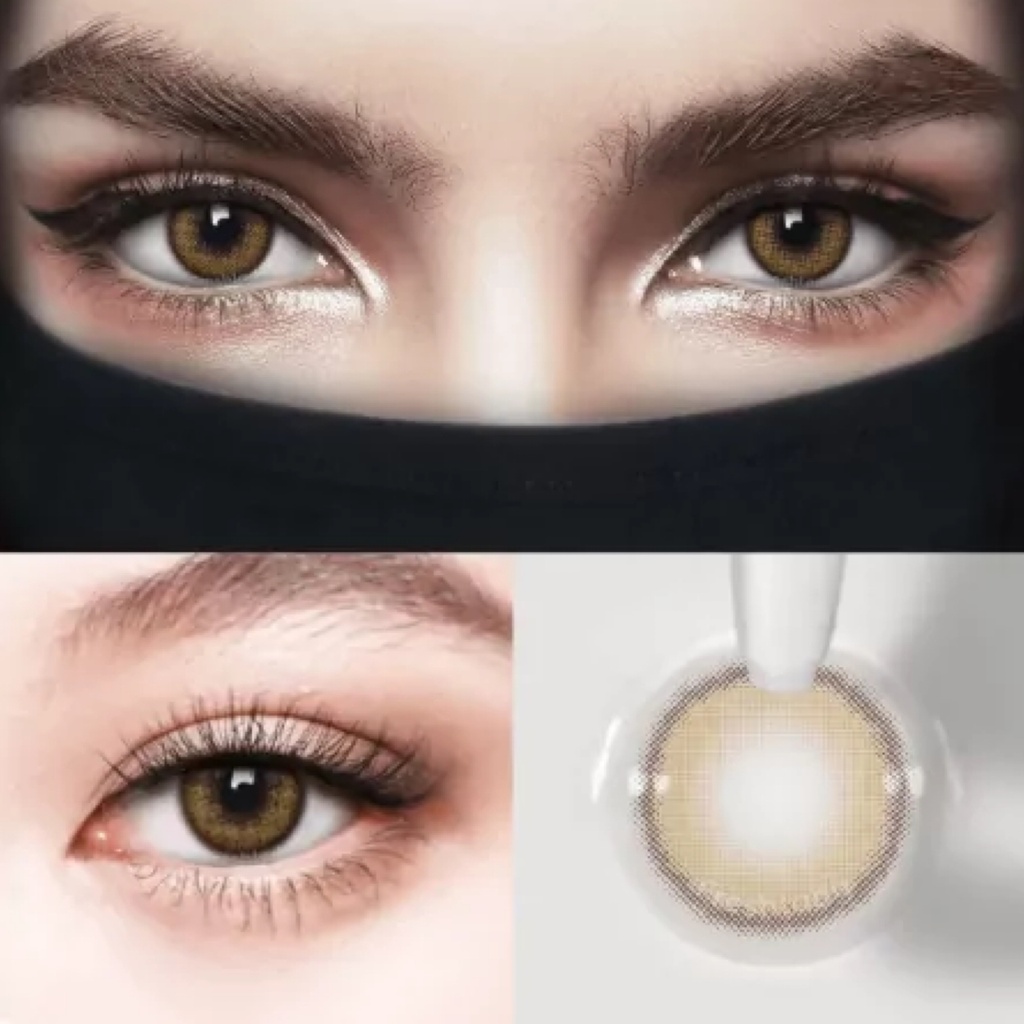 Fresh Lady contact lens -  Bassia Brown
