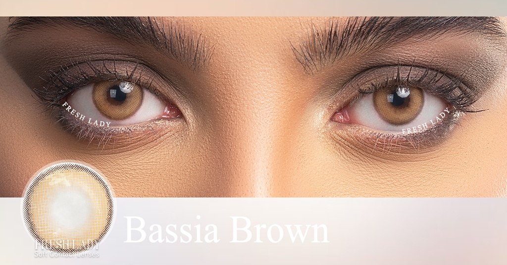 Fresh Lady contact lens -  Bassia Brown