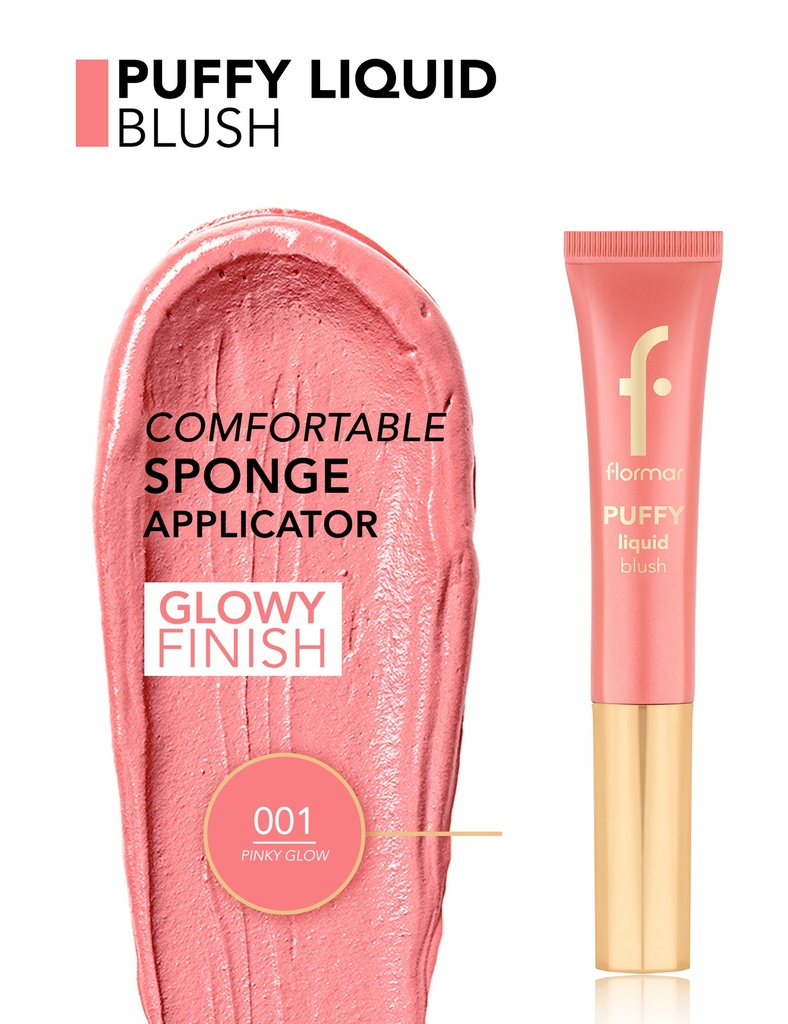 Flormar Puffy Liquid Blush - 12 ML
