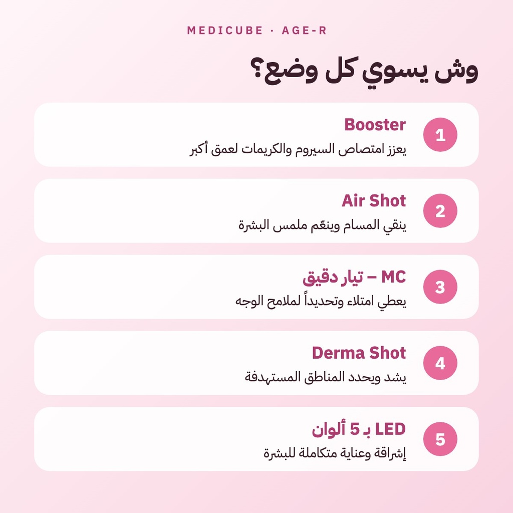 Booster Pro – modes