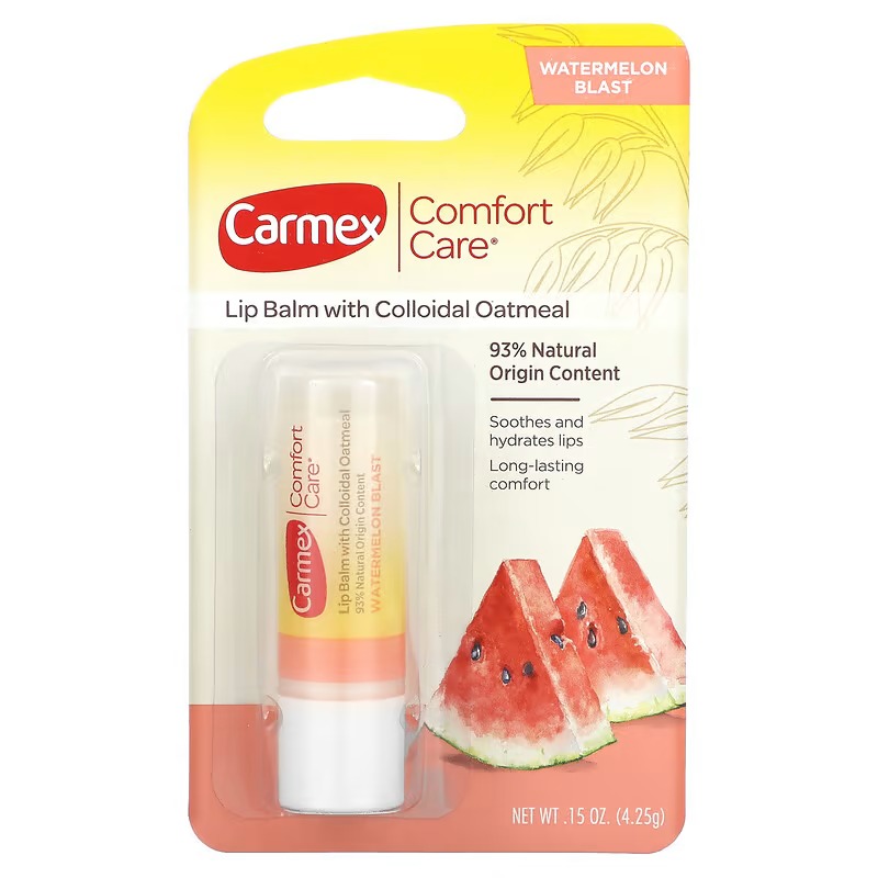 Carmex Comfort Care Colloidal Oatmeal Lip Balm Watermelon Blast - 4.25 g