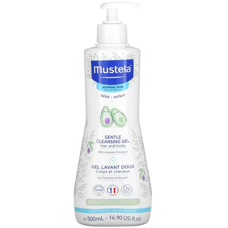 Mustela Baby Hair and Body Cleansing Gel for Normal Skin - 500 ml
