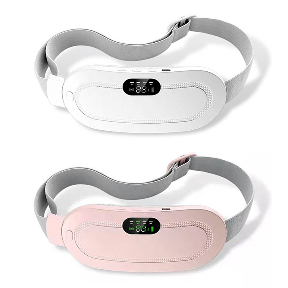 Electric Abdomen Heating Waist Belt Massager Menstrual Cramp Relieve Heating Pad