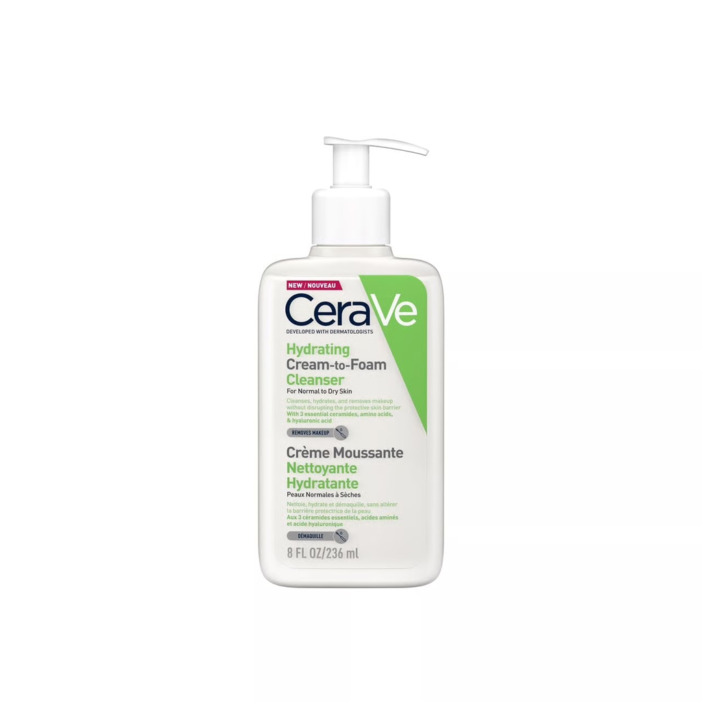 Cerave Cream to foam face wash for normal-to-dry skin - 236 ml