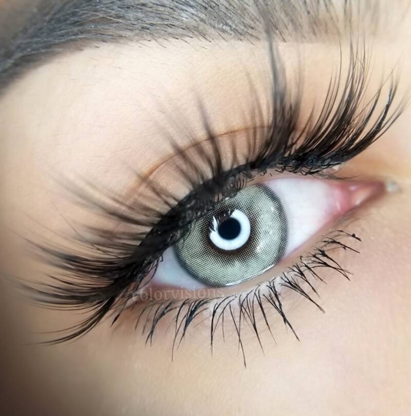 عدسات تجميلية ملونة من فرش ليدي - سوراياما جراي 
