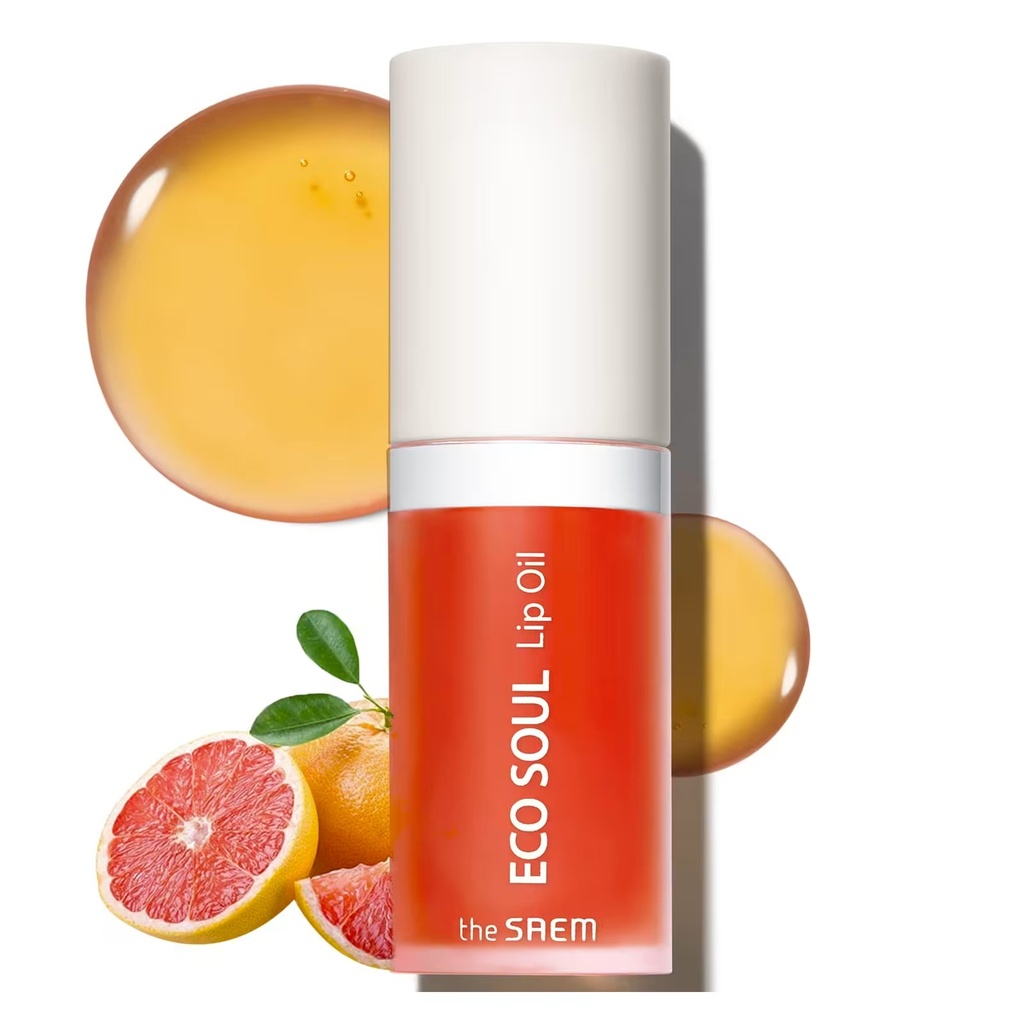 The Saem Eco Soul Lip Oil - Grapefruit