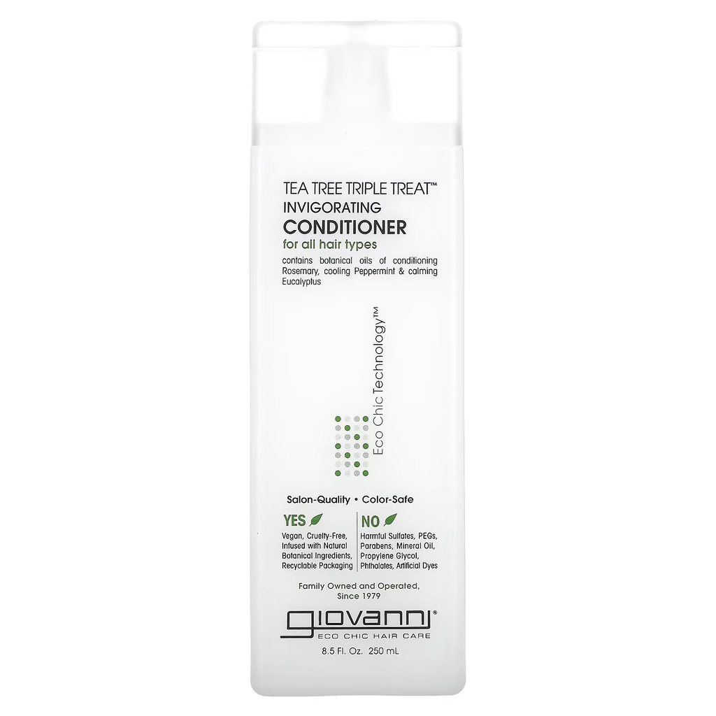 Giovanni Tea Tree Triple Treat Invigorating Conditioner For All Hair Type -250ml