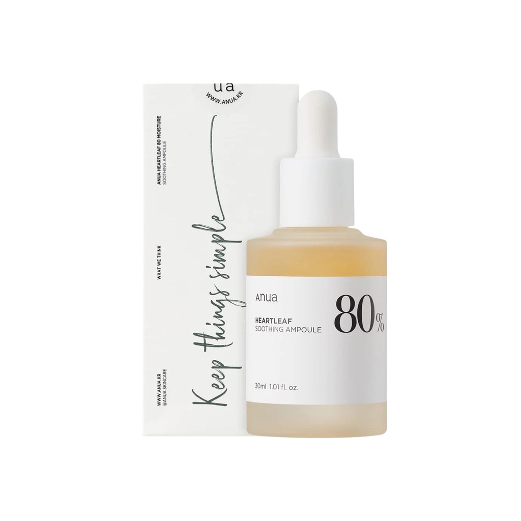 Anua Heartleaf 80% Moisture Soothing Ampoule -30 ml