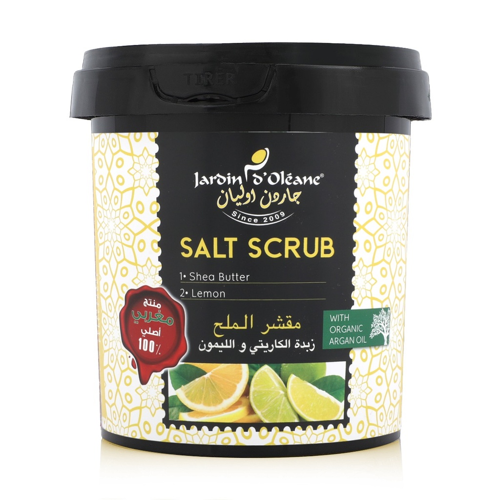 Jardin D'oleane Salt Scrub Shea Butter & Lemon - 600g