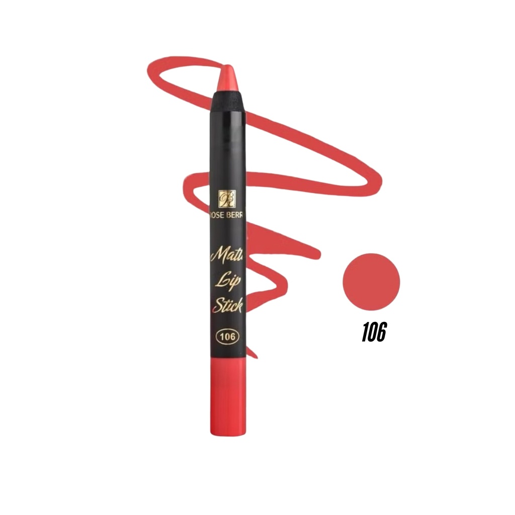 Rose Berry Matte LipStick Long Lasting Lipstick 106