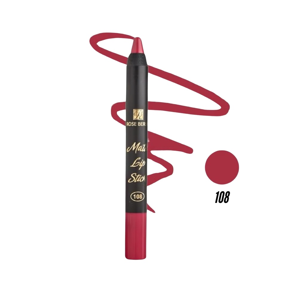 أحمر شفاه مطفي من روز بير- 108