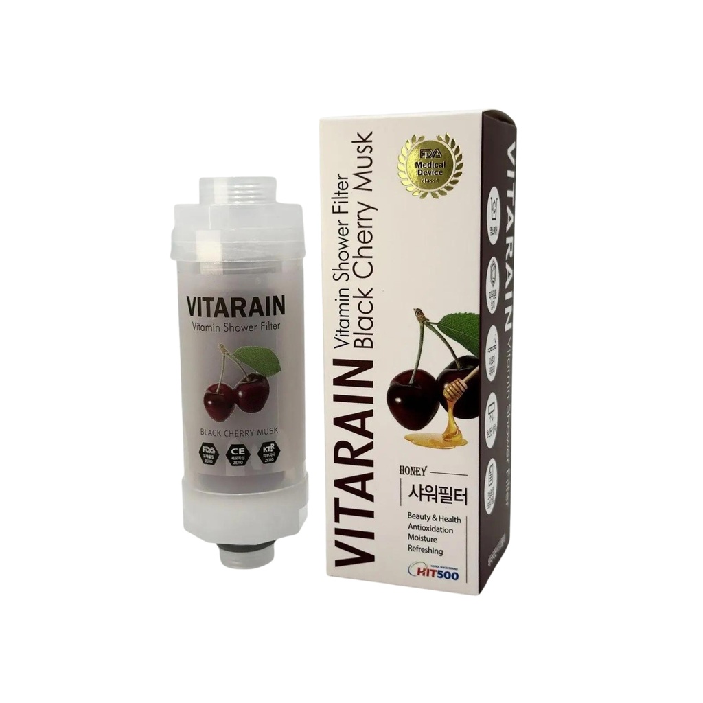 Vitarain Vitamin Shower Filter Black Cherry