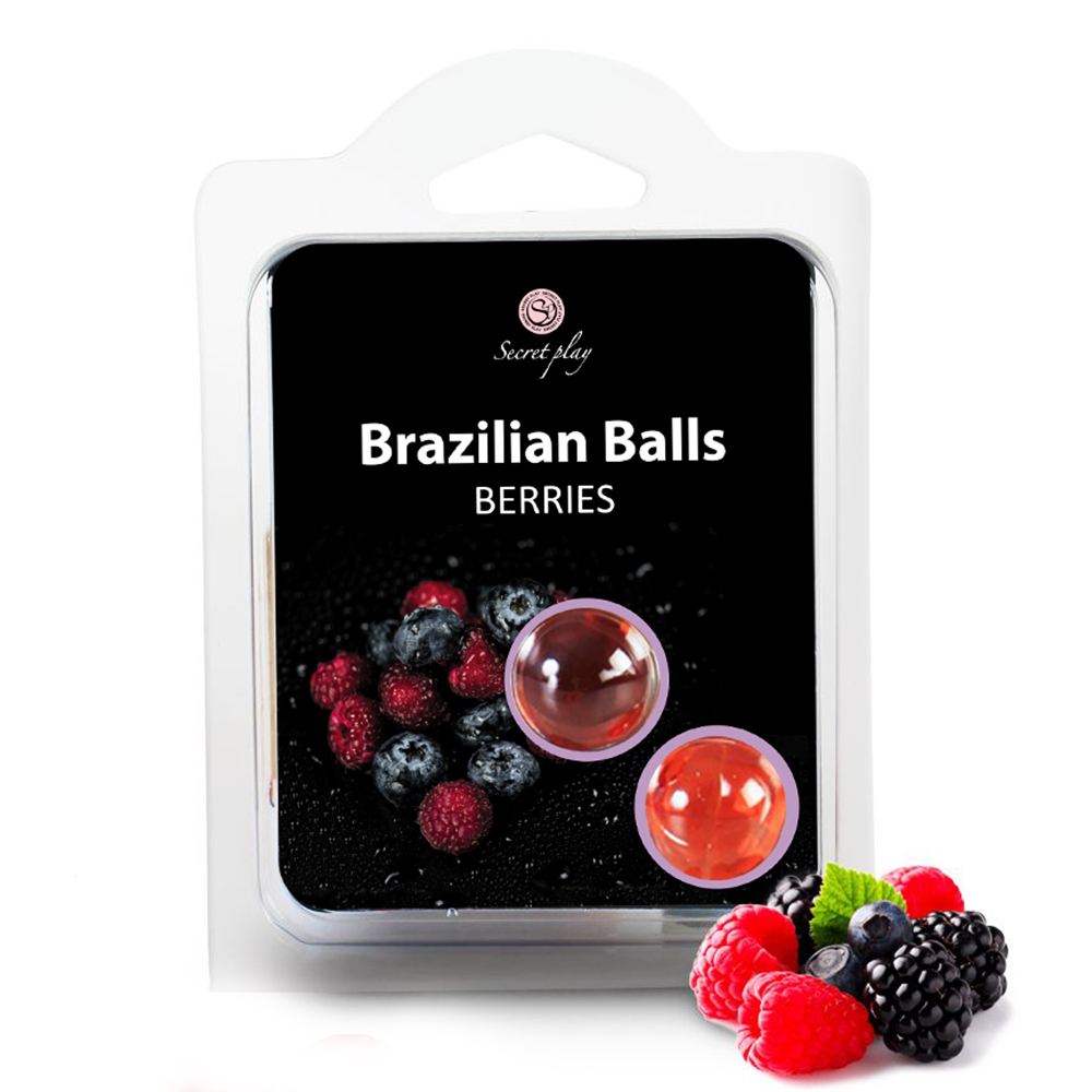 Secret Play Brazilian Balls – Pack of 2 – Berries