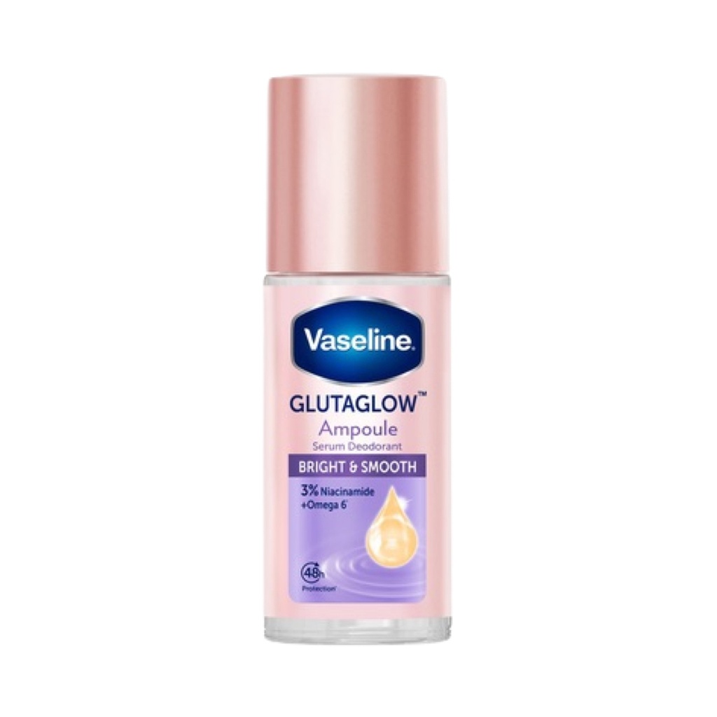 Vaseline Roll on Serum Glutaglow Ampoule Deodorant Bright & Smooth - 45ml