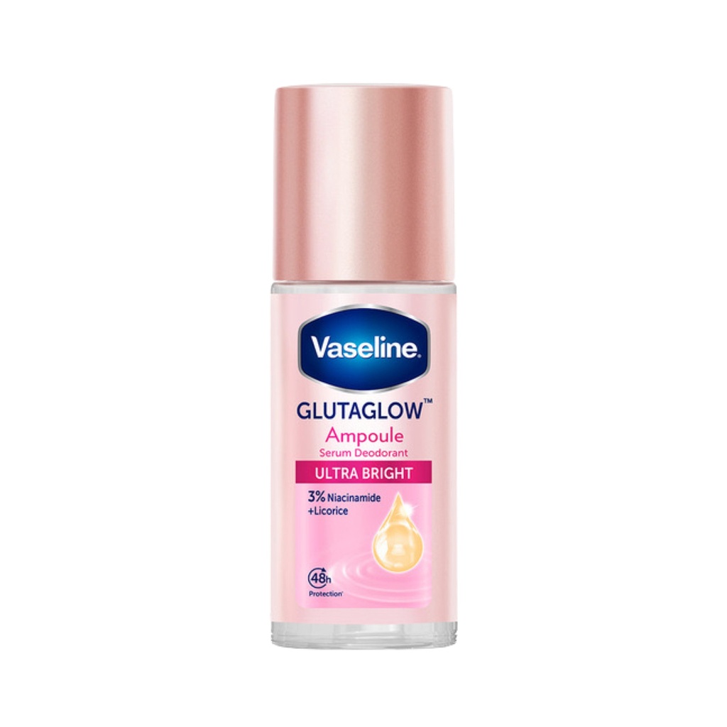 Vaseline Roll on Serum Glutaglow Ampoule Deodorant Ultra Bright - 45ml