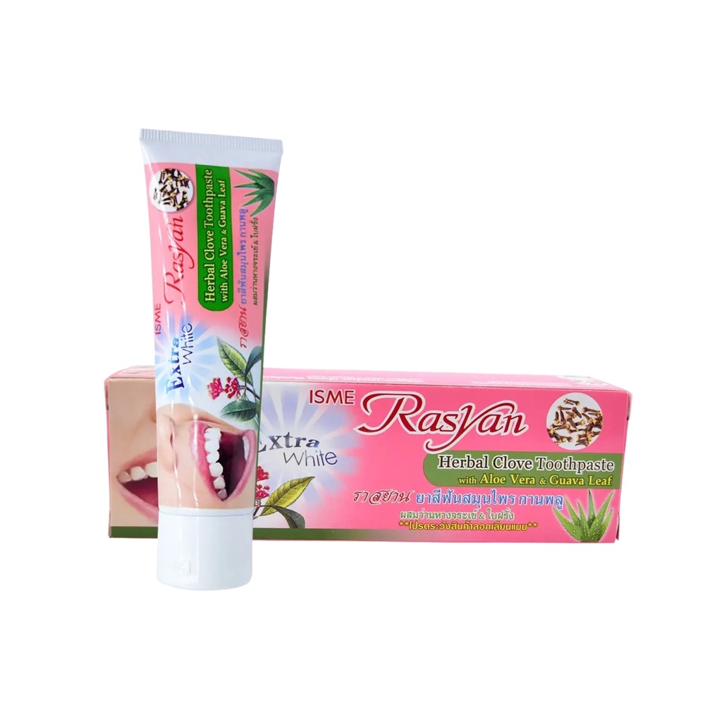 Rasyan Herbal Clove Whitening Toothpaste Extra White