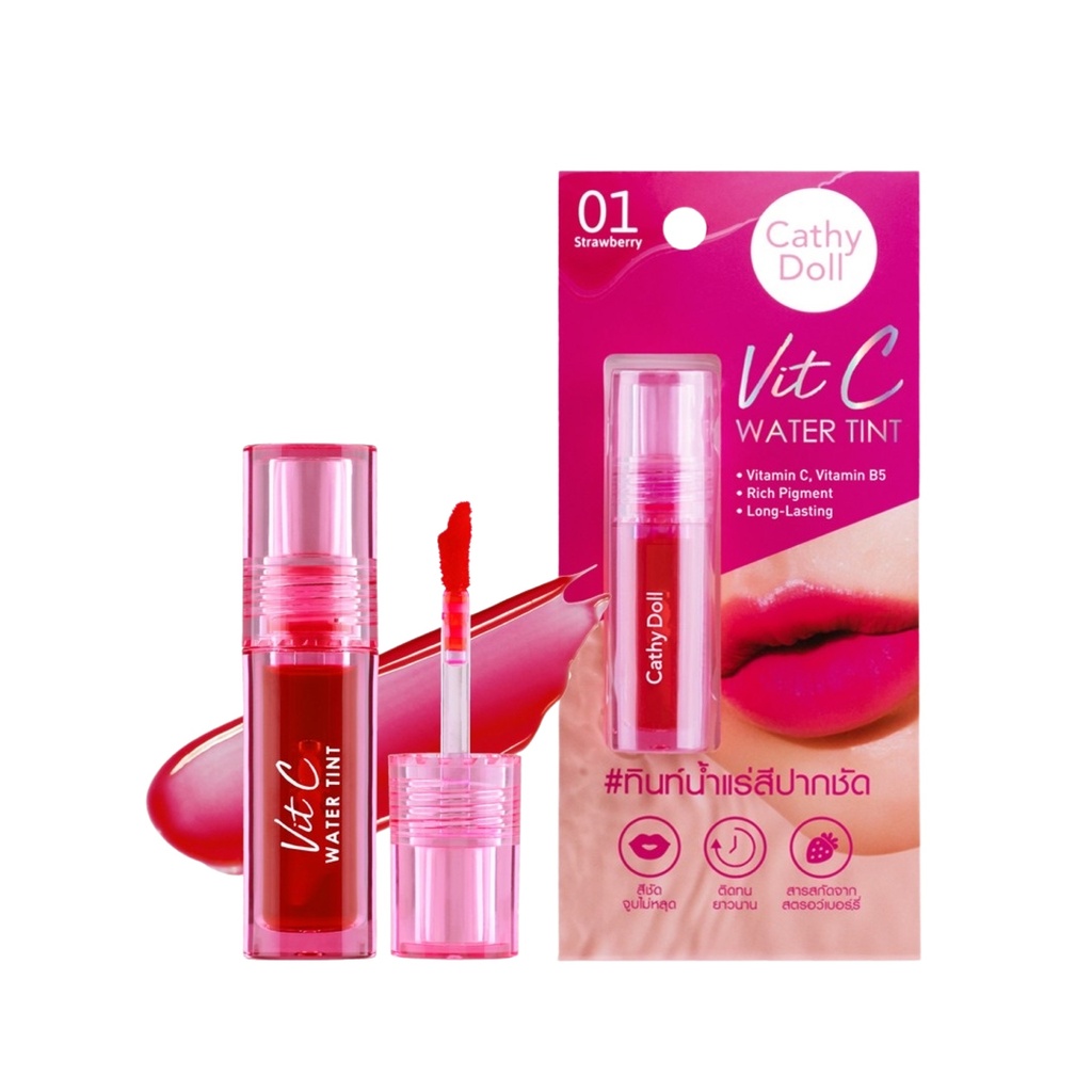 Cathy Doll Vit C Water Tint No.01 Strawberry 2.7g