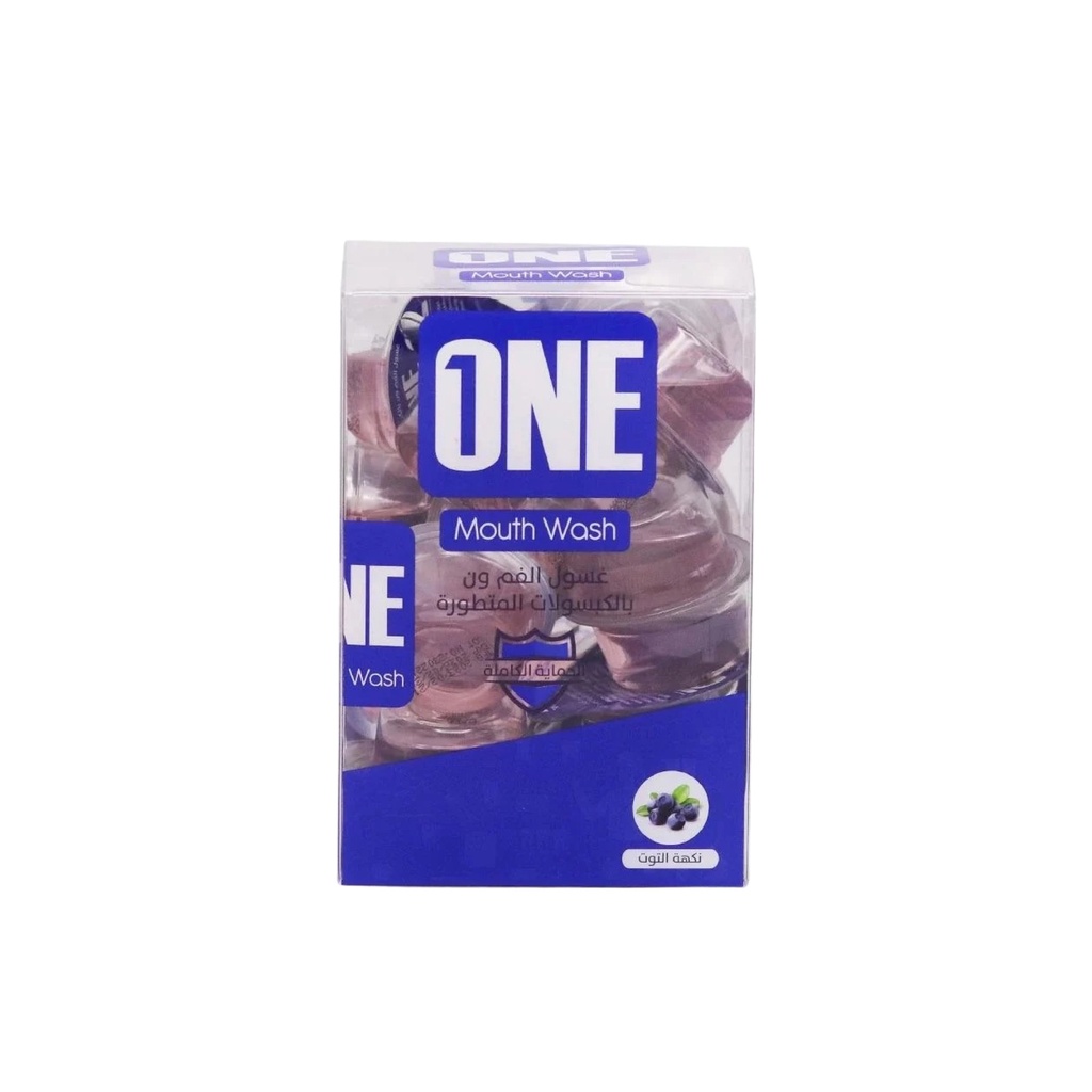 One Blueberry Mouth Wash - 20 Capsules