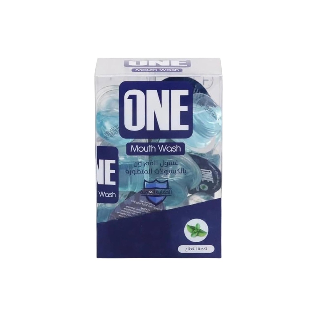 One Mint Mouth Wash - 20 Capsules