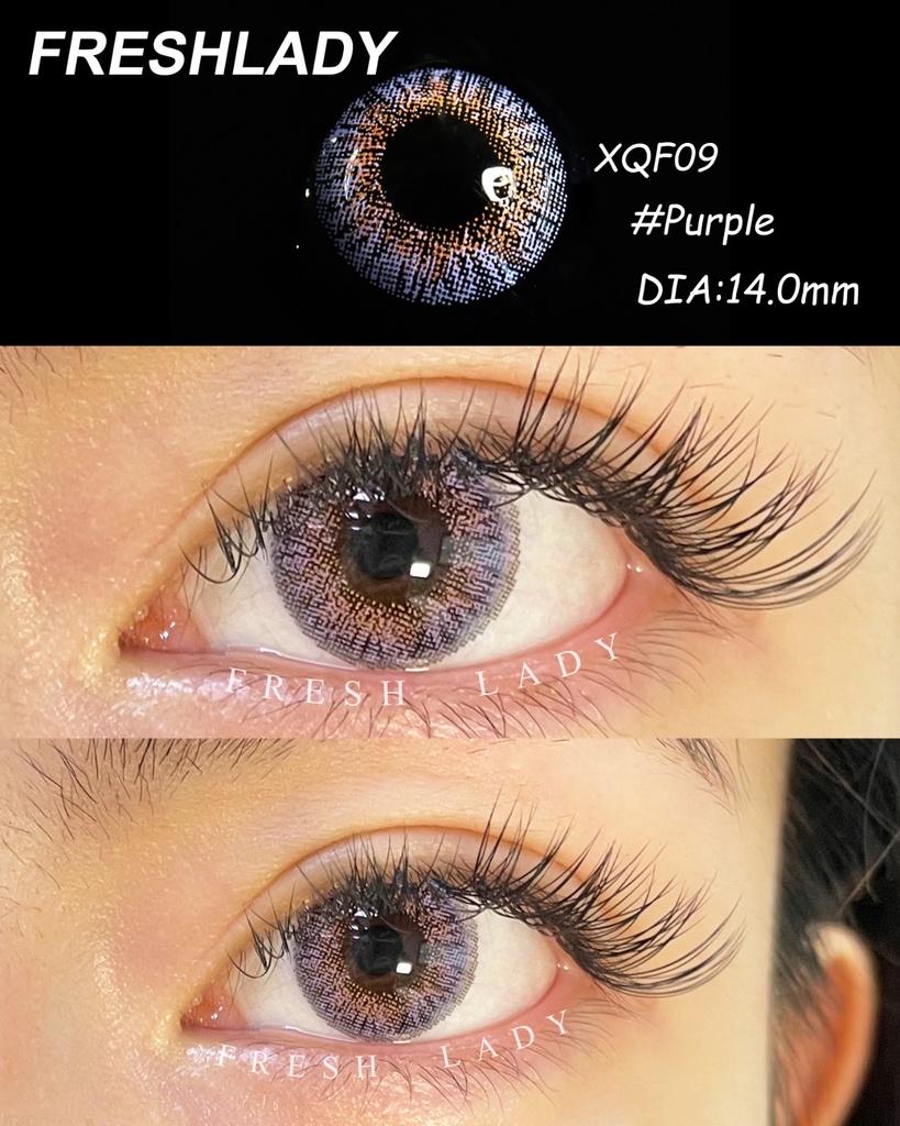 Fresh Lady Colored Contact Lenses – Purple