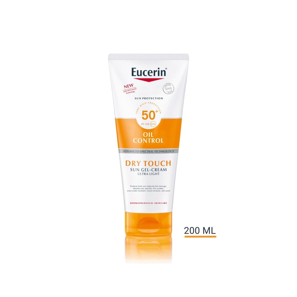 Eucerin Sun Gel-Cream Dry Touch Oil Control Ultra Light SPF 50+ 200 ml