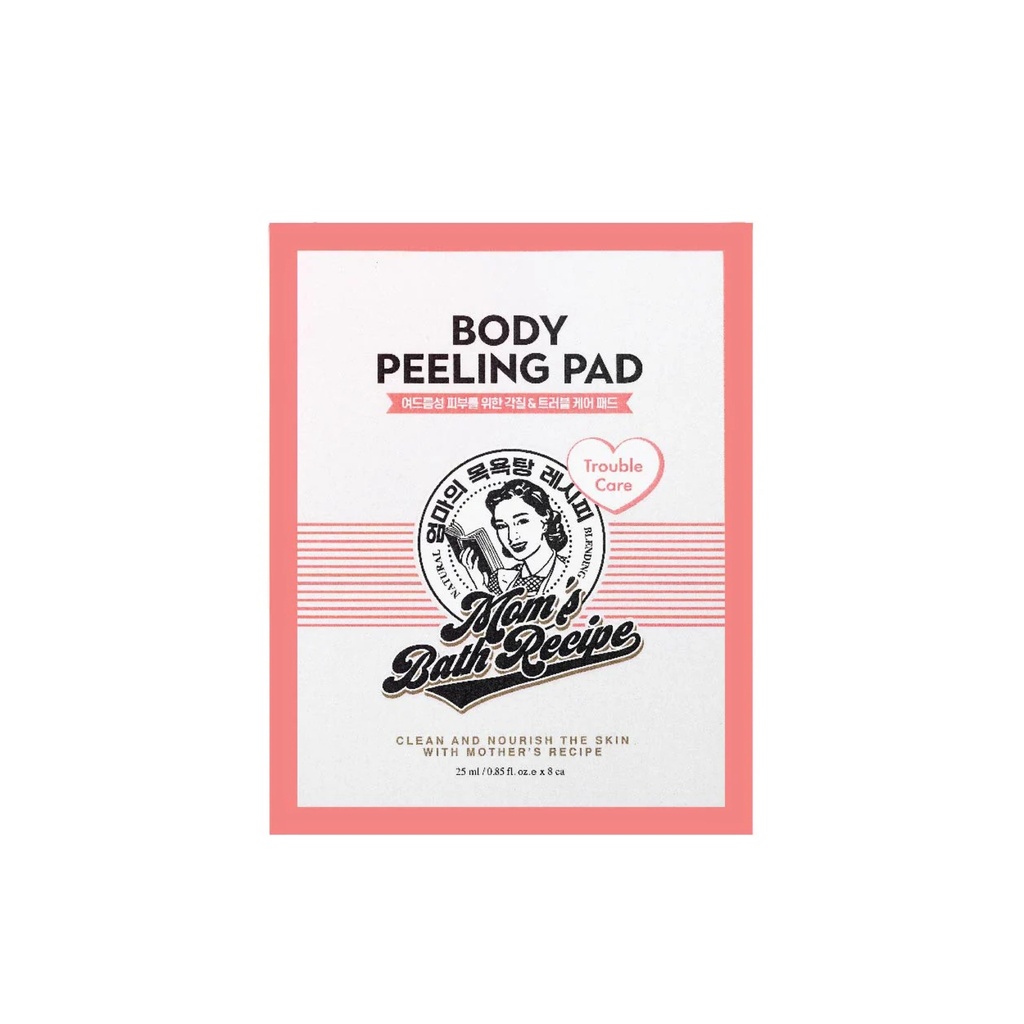 (Mom's Body Peeling Pad trouble care 25ml ( one box 8 pcs