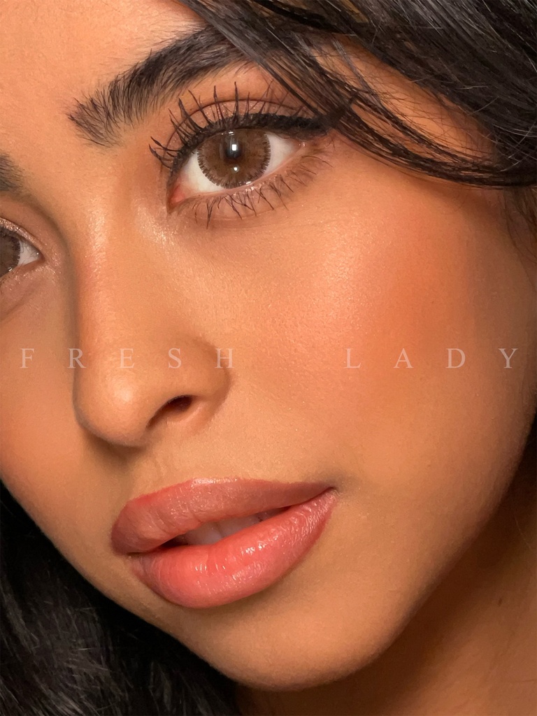 Fresh Lady contact lens -  Walnut