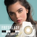 Fresh Lady contact lens -  Bassia Brown