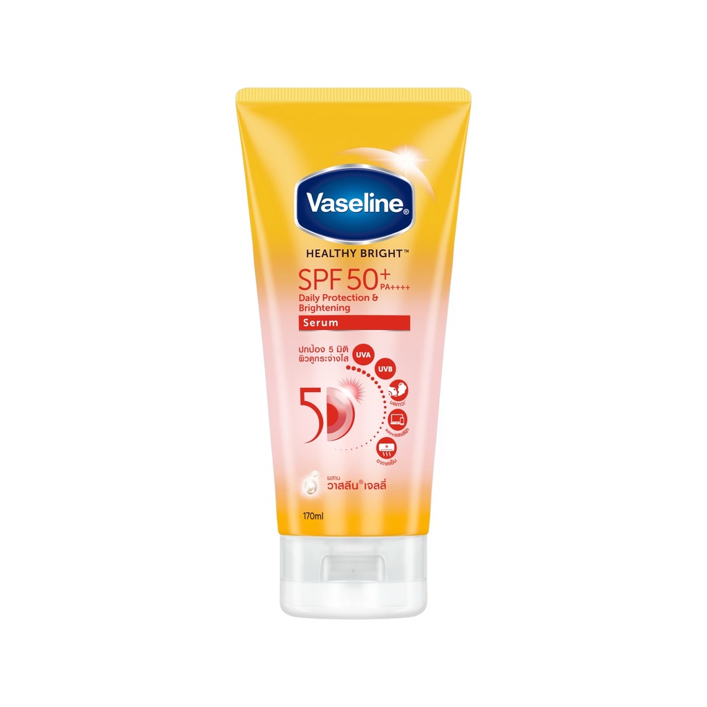 Vaseline Healthy Bright SPF50+ PA++++ Daily Protection & Brightening Serum Sunscreen 300ml