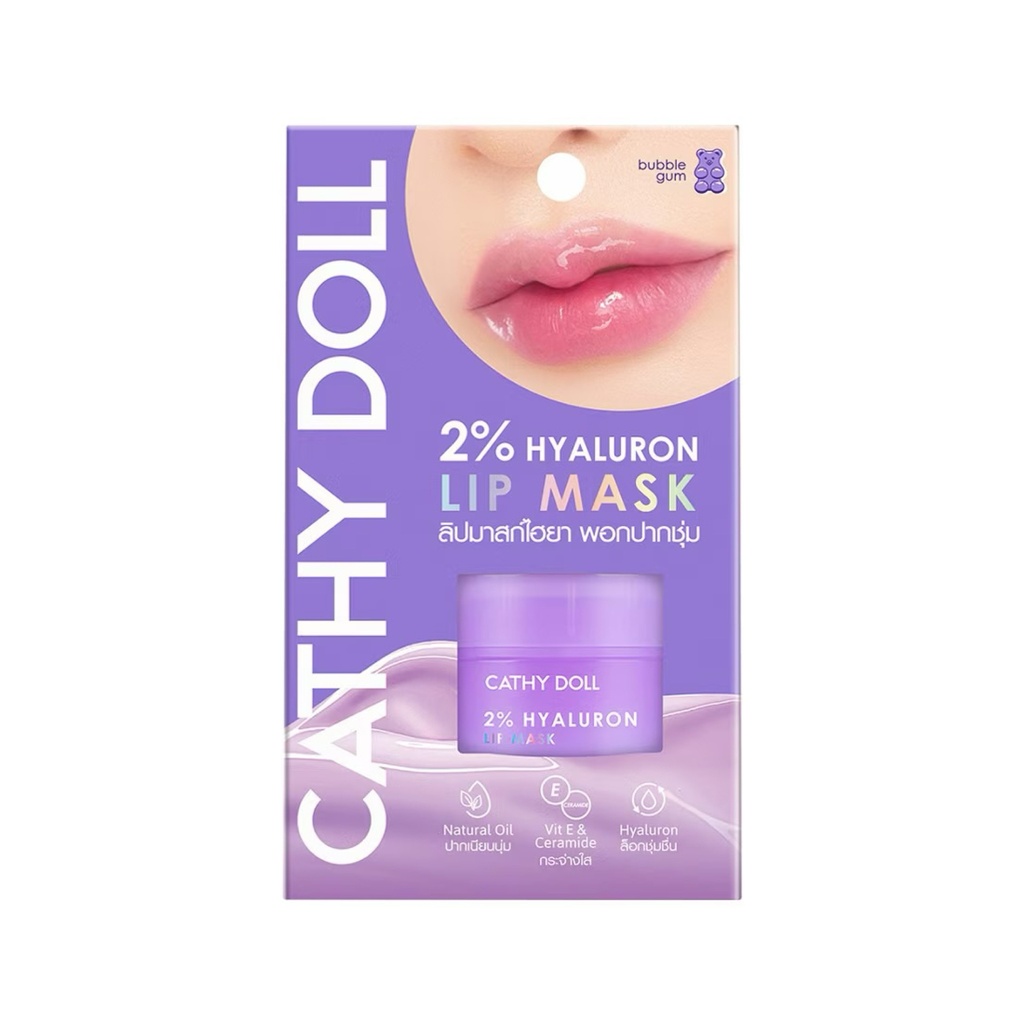Cathy Doll 2 % Hyaluron Lip Mask Bubble Gum