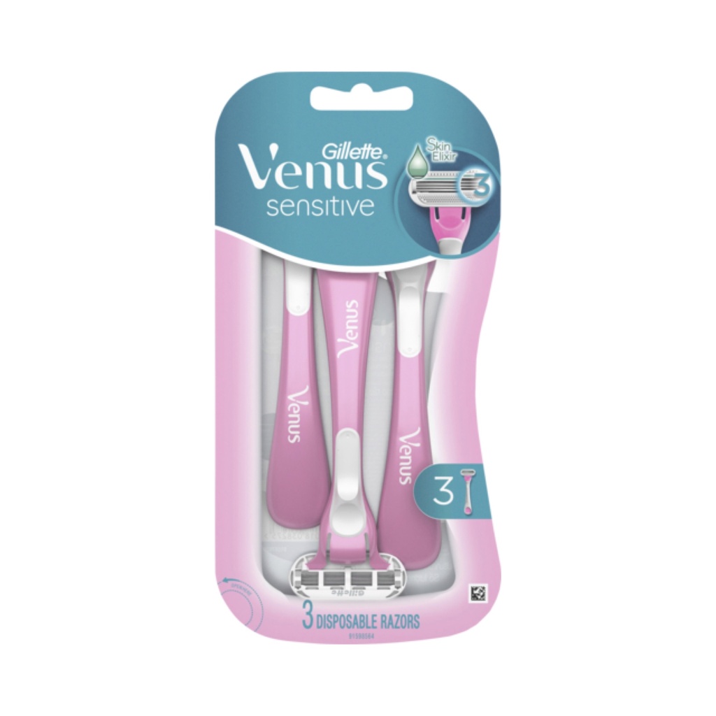 Gillette Venus Sensitive Women's Razor - 3 Blades