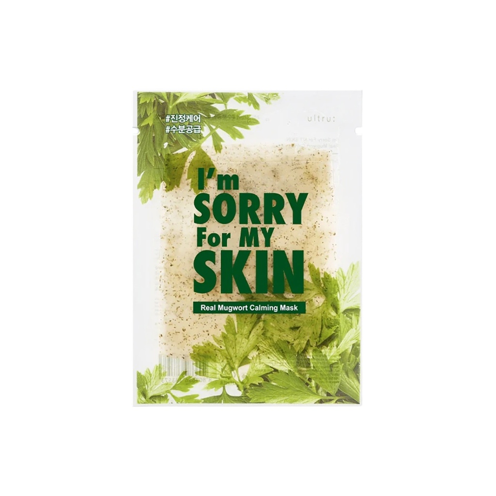 I'm Sorry For My Skin Real Mugwort Calming Mask