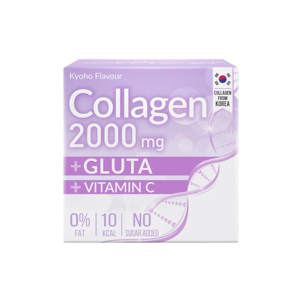 Fresh Dose Collagen, Glutathione and Vitamin C Food Supplement Kyoho Flavor