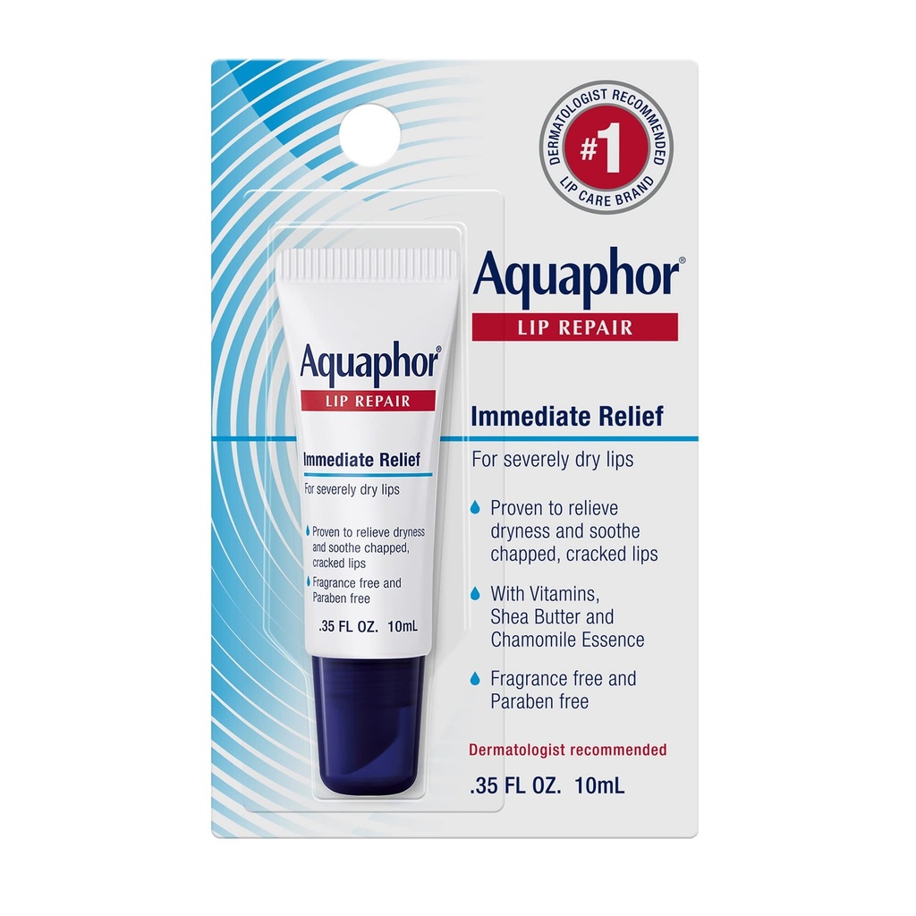 Aquaphor Lip Repair Ointment - Long-lasting