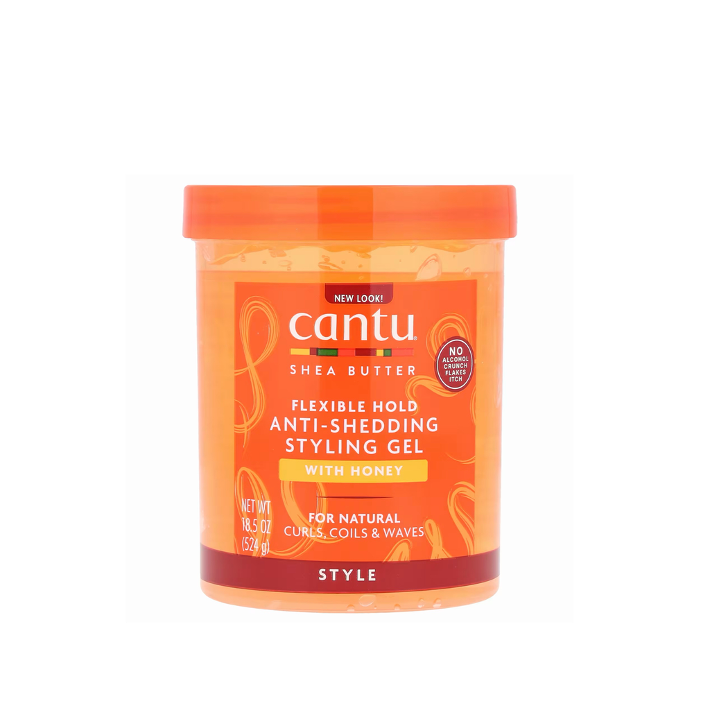 Cantu Flexible Hold Anti-shedding Styling Gel with Honey - 524gm