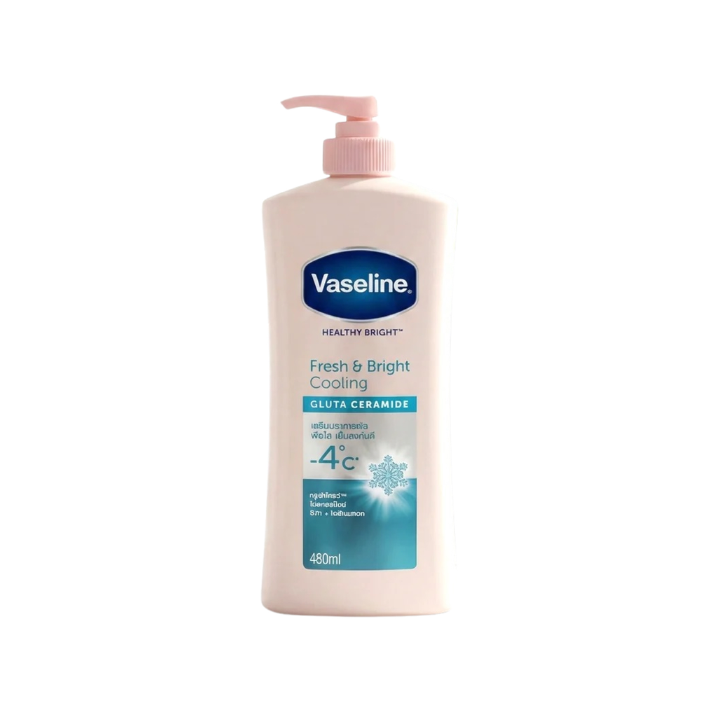 Vaseline Fresh & Bright Cooling Gluta Ceramide Body Lotion 480 ml
