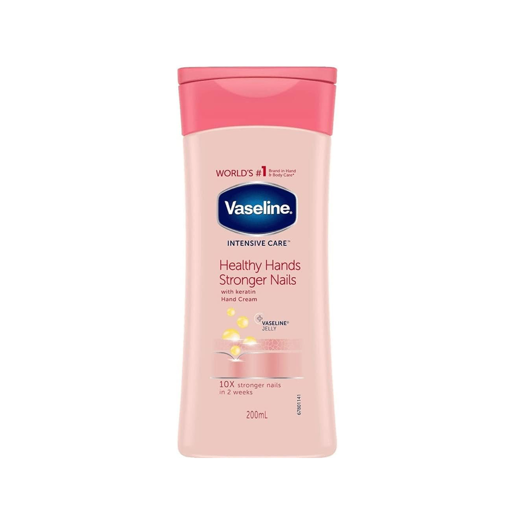 Vaseline Healthy Hands & Stronger Nails Hydrolysed Keratin Hand Cream 200ml