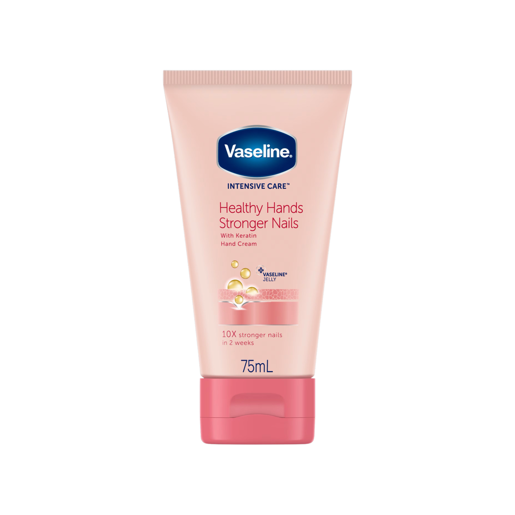 Vaseline Healthy Hands Stronger Nails With Keratin Hand Cream - 75 ml