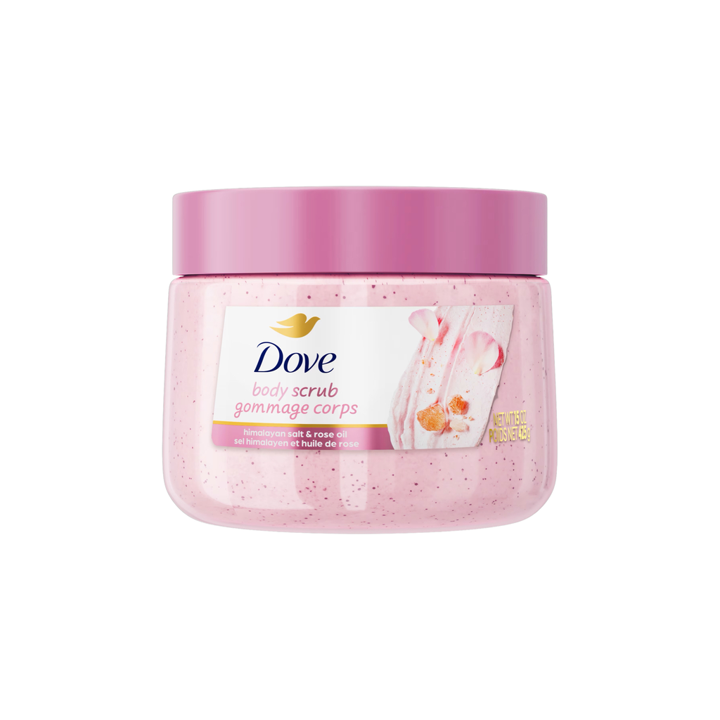 Dove Himalayan Salt & Rose Oil Body Scrub  425gm