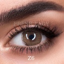 Fresh Lady contact lens - Sepia