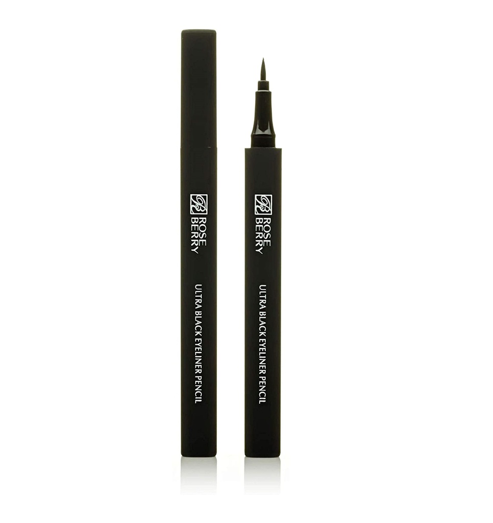 Rose Berry Waterproof Liquid Eyeliner - black