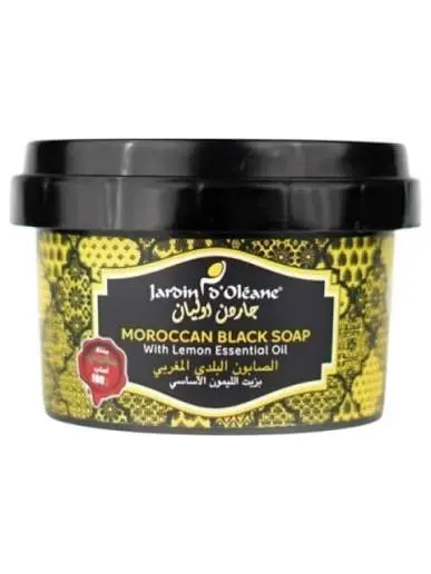 JARDIN MOROCCAN BLACK SOAP 250G LEMON (9934)