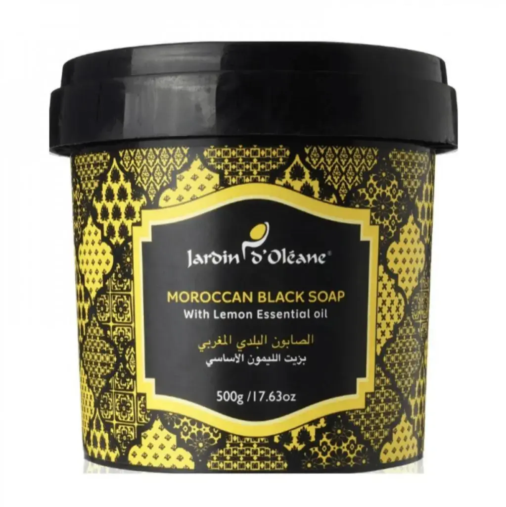 MOROCCAN BLACK SOAP WITH LEMON (JARDIN) 500G