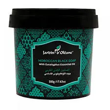 MOROCCAN BLACK SOAP EUCALYPTUS(JARDIN) 500G
