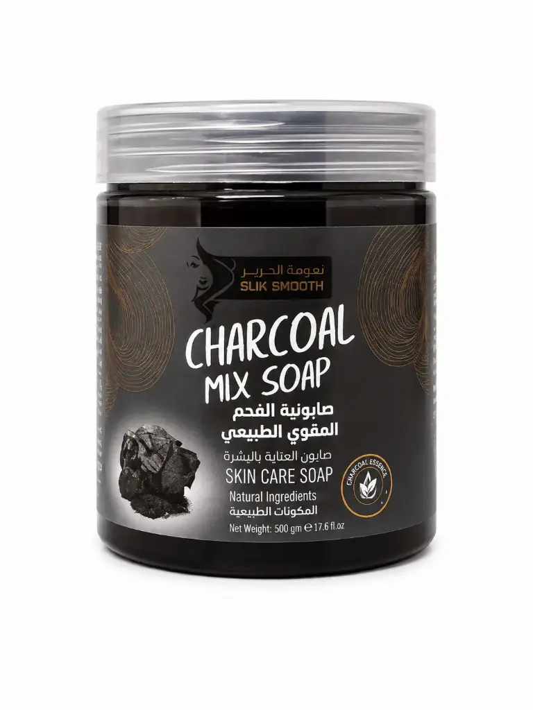 SABUNIYA CHARCOAL (SILK SMOOTH) 500GM