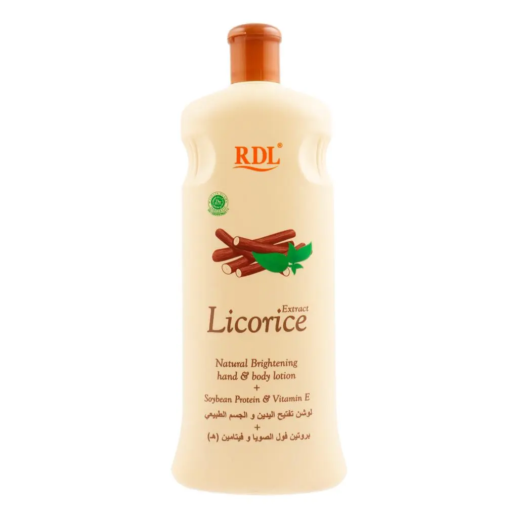 RDL Natural Brightening Hand & Body Lotion Licorice 600ML