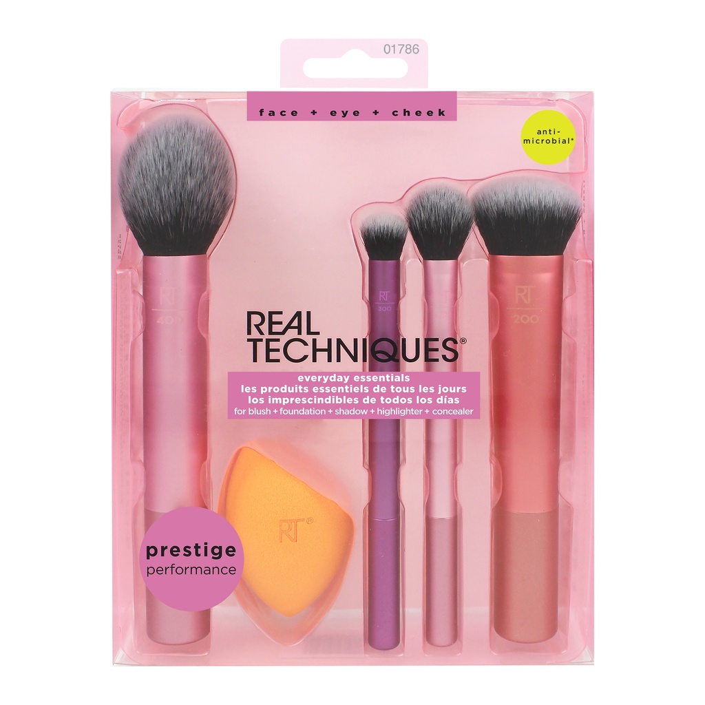 Real Techniques by Samantha Chapman Everyday Essentials Brush Set